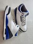 Nike Air Jordan 3, AUTHENTIC, White Racer Blue size 10.5, New w/out box