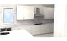 Modern Luxury Lioher White Matte Fully Assembled Kitchen Cabinets NEW