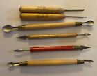 5 Vintage Kemper Clay Working Tools 1 Marx Brand Clay Tool
