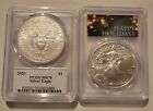 2020-S American Silver Eagle PCGS MS70 Happy Holidays