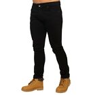 Enzo Jeans Mens Skinny Slim Fit Stretch Denim Trousers Cotton Pants All UK Sizes