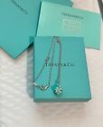 Tiffany & Co. Return to Tiffany Mini Box Pendant Necklace Silver925 W/Pouch