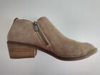 Lucky Brand Womens Brown Beige Tan Taupe Ankle Boots Shoes 8.5 Medium (B,M) NWOB