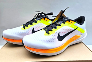 Nike Winflo 10 Size Mens 11 White Volt Laser Orange Running Shoes DV4022 101