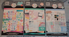 The Happy Planner digital detox layered boxes happy kind sticker sheets LOT OF 3