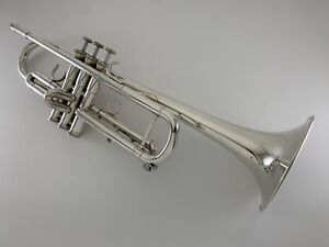 Trumpet GETZEN made CANADIAN BRASS Silver Bb Trumpet #1010167 with Original Case