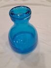 Antique Cobalt /Blue Hand Blown Glass Inkwell/ Bud Vase