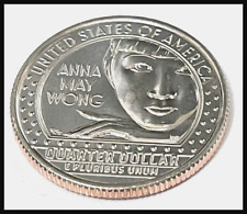 2022 P, D, & S Anna May Wong American Women Quarters 3 Coins-FREE SHIPPING!