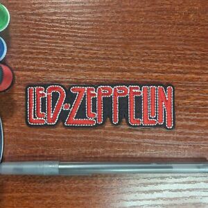 Led Zeppelin Patch Classic Rock Blues Metal Punk Embroidered Iron On 1.25x4.25