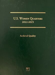 Littleton Coin Folder American Women Quarters Date Set 2022-2025 Album LCF62 New