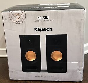 Klipsch KD-51M Bookshelf Speaker Pair - Black