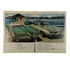 1968 Pontiac Vintage 2 Page Print Ad GM 1969 Sporty GTO And Firebird Break Away