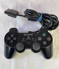 Sony PlayStation 2 Wired DualShock 2 Controller Black !!!PARTS ONLY!!!