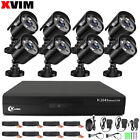 XVIM Security Camera 8CH 5MP DVR Outdoor 1080P CCTV  System IR Night Vision