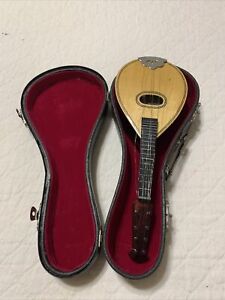Vintage Mandolin Mini musical instrument with case