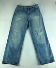 Rocawear Mens Jeans Blue Tag Size 36x34 Loose Wide-Leg Medium Wash