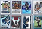 *13 FOOTBALL AUTOS GAME USED JERSEYS RELICS PATCHES CARD LOT*