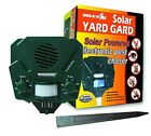 Bird-X Solar Yard Gard Electronic Animal Repeller keeps unwanted pests out of