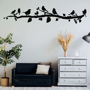 Birds on Branch, Metal Wall Art, Metal Branch Wall Art, Wall Hangings Wall Decor