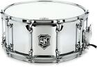 SJC Custom Drums Alpha Steel Snare Drum - 6.5 x 14-inch - Polished Chrome