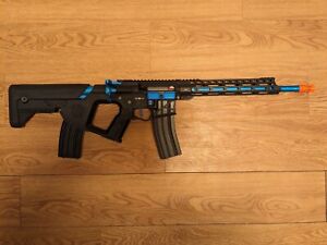 Lancer tactical blue/black airsoft gun electric full metal m4