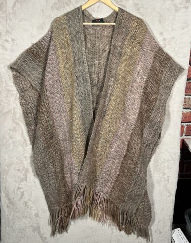 Abercrombie Fitch Wool Poncho Vintage One Size