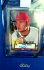 MIKE TROUT 2021 Topps Chrome Platinum Anniversary OnCard Auto LOS ANGELES ANGELS