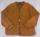 Vtg Giesswein Wool Blazer Button Up Coat Jacket Orange Made In Austria Size 38?