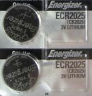 2 Pieces Fresh Energizer ECR 2025 CR 2025 Lithium 3V Battery CR2025 Expire 2031