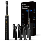 SEJOY Sonic Electric Toothbrush Rechargeable With 7 Brush Heads Power Toothbrush