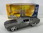Jada Toys 1:24 Scale Big Time Muscle 67 Shelby GT-500KR Silver w/ Black Stripes