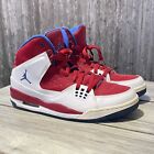 Nike Air Jordan SC-1 Sneakers Men Size 12 White Red 538698-118 Shoes USA Knicks