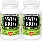 Swiss Kriss Herbal Laxative Tabs 250 Tabs 2 pack