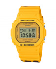 Men Sports Functional Quartz Watch Casio DW-5600SLC-9ER G-Shock Yellow Dial