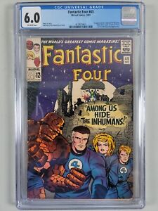 Fantastic Four #45 CGC 6.0 1965 1st app. Inhumans