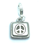 Brighton World Peace Signs Within A Square All You Need Is Love Custom Charm