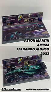 [F1 SPARK BACKGROUND] /2023 / FERNANDO ALONSO [Aston Martin AMR23] / 1:43