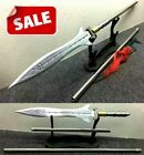 Strong Chinese Wushu Spear 1095 Carbon Steel Blade Kung Fu Sword ~Detachable