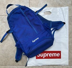 Pre-Owned Supreme Cordura SS18 Backpack Royal Blue