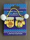 WDW 2015 Happy Holidays Grand Floridian Resort Mittens Pin Peter Pan LE