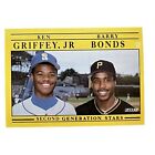Barry Bonds and Ken Griffey Jr Second Generation 2,500 Fleer 91 Ex cond.