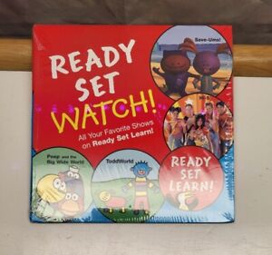 Kids Ready Set Watch Learn Shows TLC DVDs Paz SaveUms Hi-5 Peep Todd world NEW