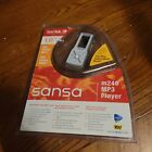 New Sealed SanDisk Sansa m240 Silver ( 1.0 GB ) Digital Music Player FM Tuner.