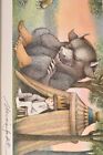 1971 Off to Bed Without their Supper Signed Print Where the Wild Things Are M...