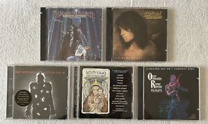 Lot of 5 CDs: OZZY OSBOURNE/BLACK SABBATH, 1987-1995