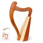 19-String Lyre Harp with Tuning Wrench Harp Instruments, Lap 19 Strings Harp