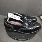 Florsheim Lexington Wingtip Tassel Loafers Mens Sz 10D Black Leather Dress Shoes