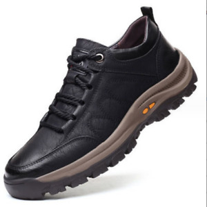 Mens Sneakers Lace Up Hiking Shoe Trekking Men's Outdoor Comfort Walking Shoes