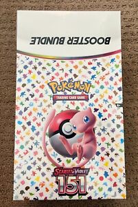 Pokemon 151 BOOSTER BUNDLE DISPLAY BOX Factory Sealed 10 Bundles