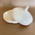 Tupperware Garlic Keeper Storage Forget Me Not #5657 Ivory White Container